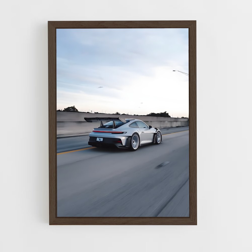 Poster Élégance GT3 Touring – affiche Porsche (vue 5)